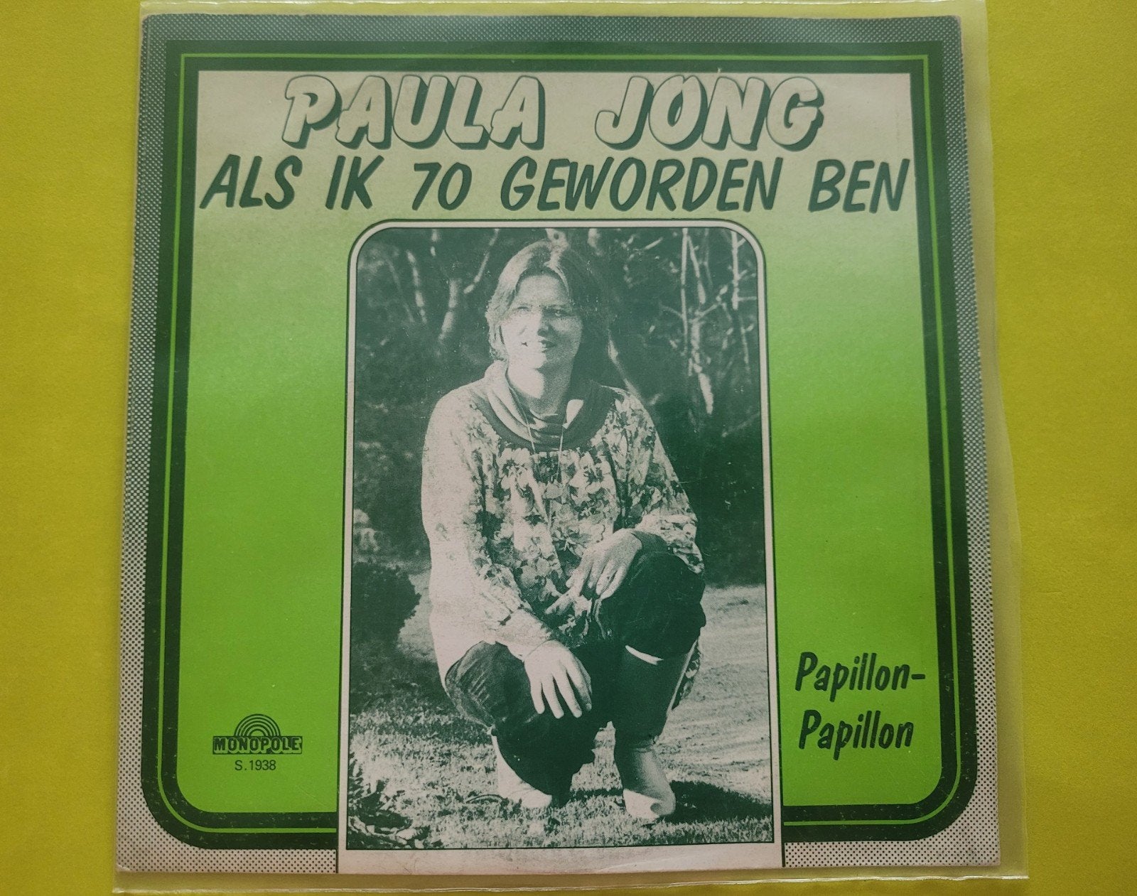 Paula Jong - Als ik 70 geworden bent - Papillon Papillon, Ophalen, Zo goed als nieuw, Overige formaten, Levenslied of Smartlap