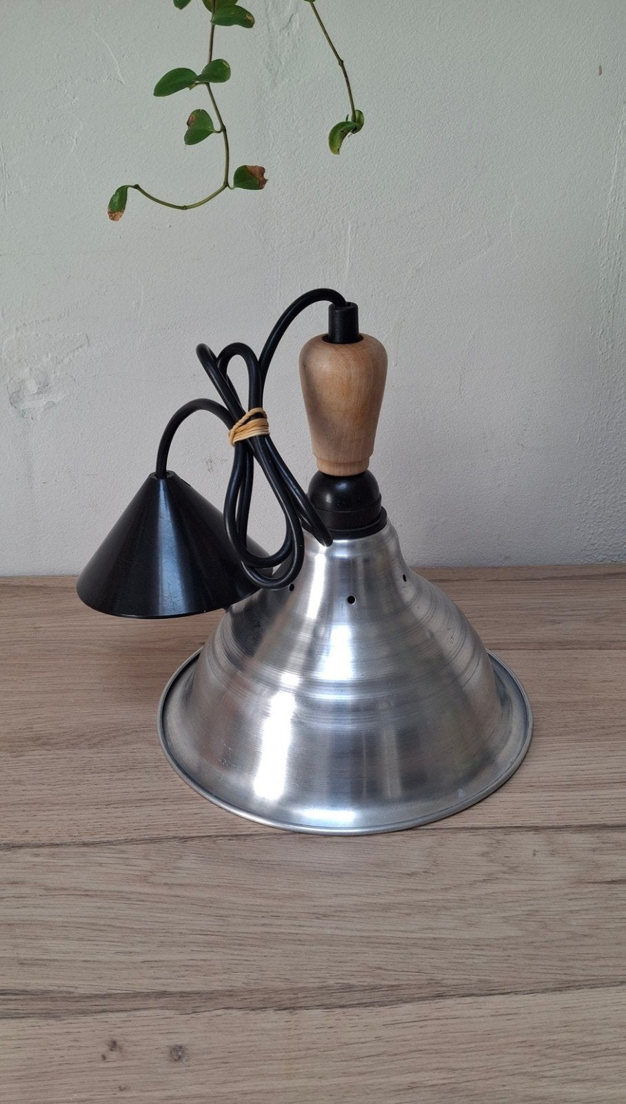 Ikea aluminium vintage hanglamp. K9301, Ophalen of Verzenden, Zo goed als nieuw, Minder dan 50 cm