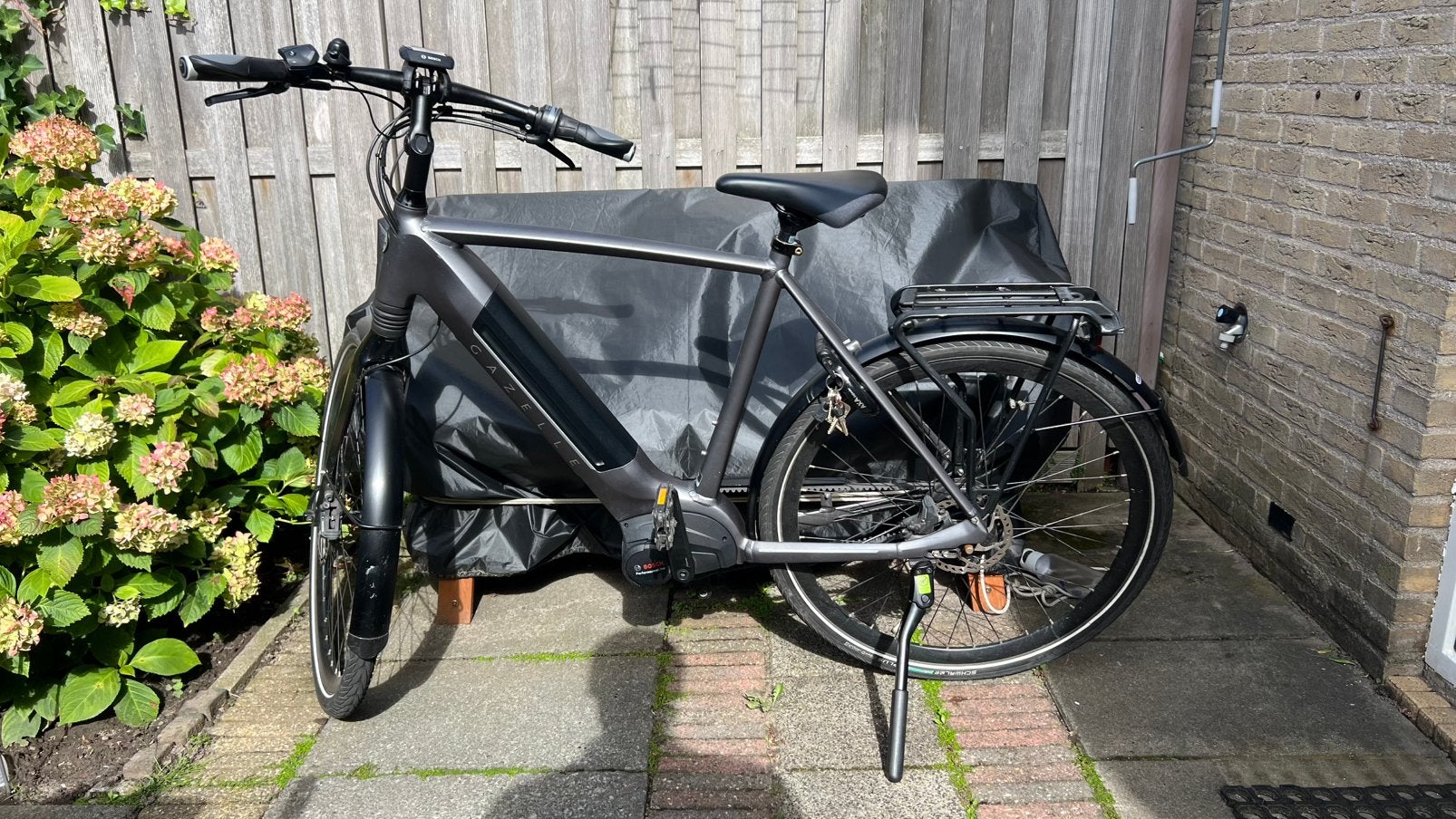 Ebike - Gazelle Ultimate C380 HMB Belt 500W magnum grey matt, Ophalen, Gebruikt, 59 cm of meer, 50 km per accu of meer