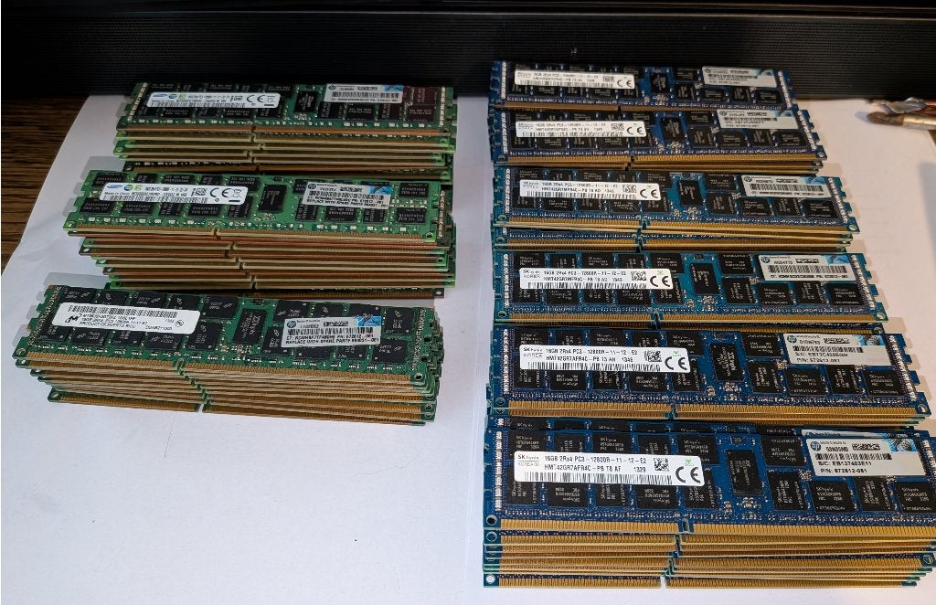 DDR3 ECC Server RAM 4GB/8GB/16GB- HP Samsung SK hynix Micron, Computers en Software, Gebruikt, Server, DDR3, Ophalen of Verzenden