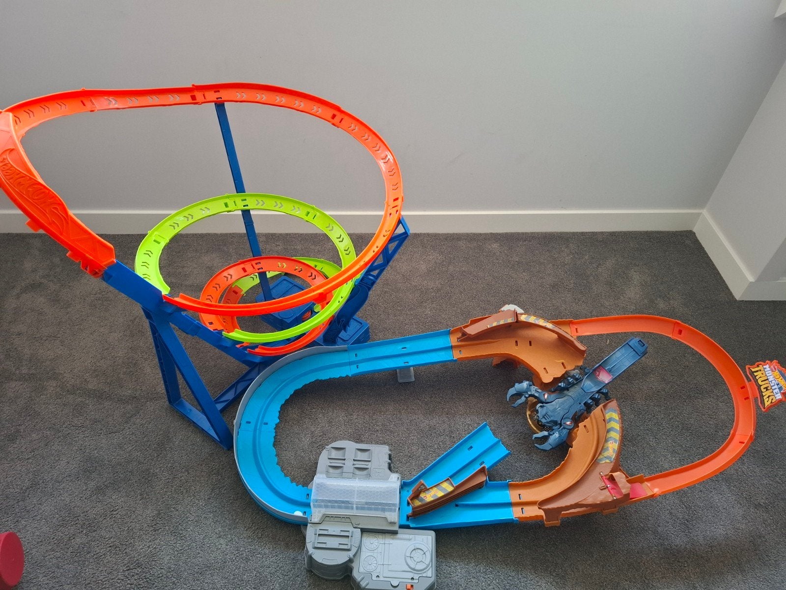 Hot Wheels Banen, Ophalen, Gebruikt, Elektrisch, Met looping