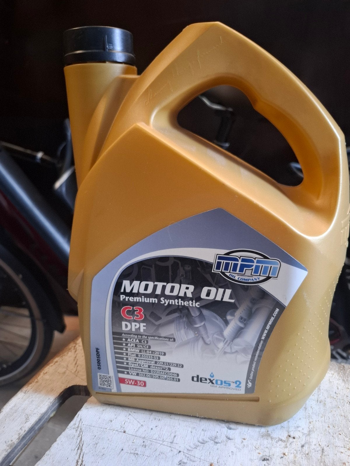 3 liter MPM Motorolie Premium Synthetic 5W-30 DPF, Ophalen, Nieuw