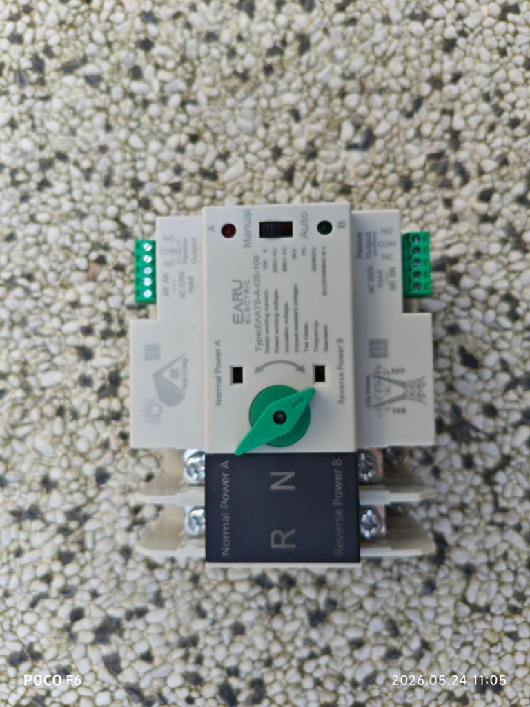 Automatische Omschakelaar (ATS) - EATTS-A-CS-100, Ophalen of Verzenden, Nieuw, Schakelaar