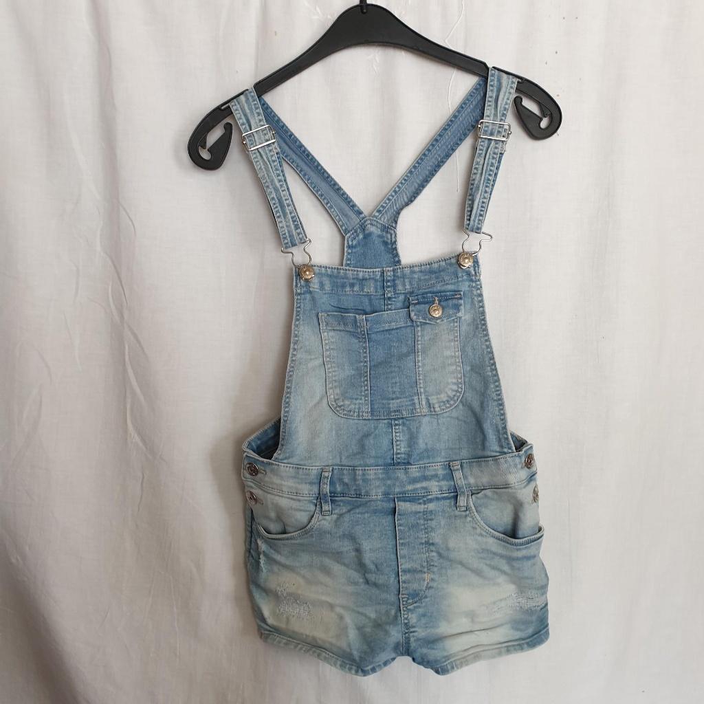 Stoere korte tuinbroek mt 152 merk H&M, Broek, Meisje, ., Ophalen of Verzenden