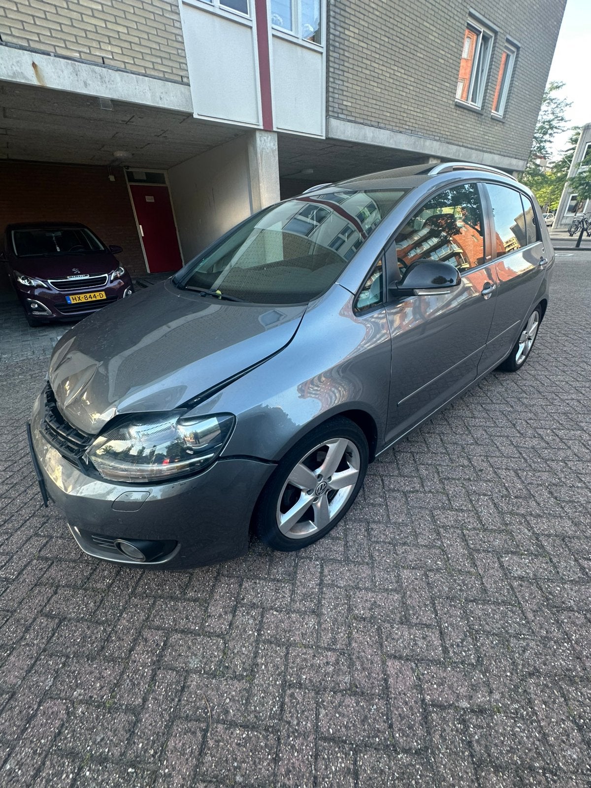 Volkswagen Golf 6 Plus 1.2 TSI DSG Automaat pano xenon 2011, Auto diversen, Schadeauto's, Volkswagen, 1200 cc, Zilver of Grijs