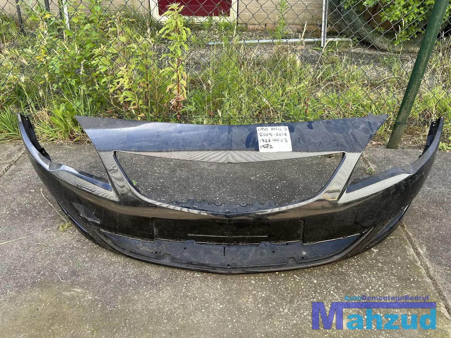 OPEL ASTRA J Zwart voorbumper 2009-2015, Gebruikt, Voor, Opel Automobile GmbH, Ophalen of Verzenden