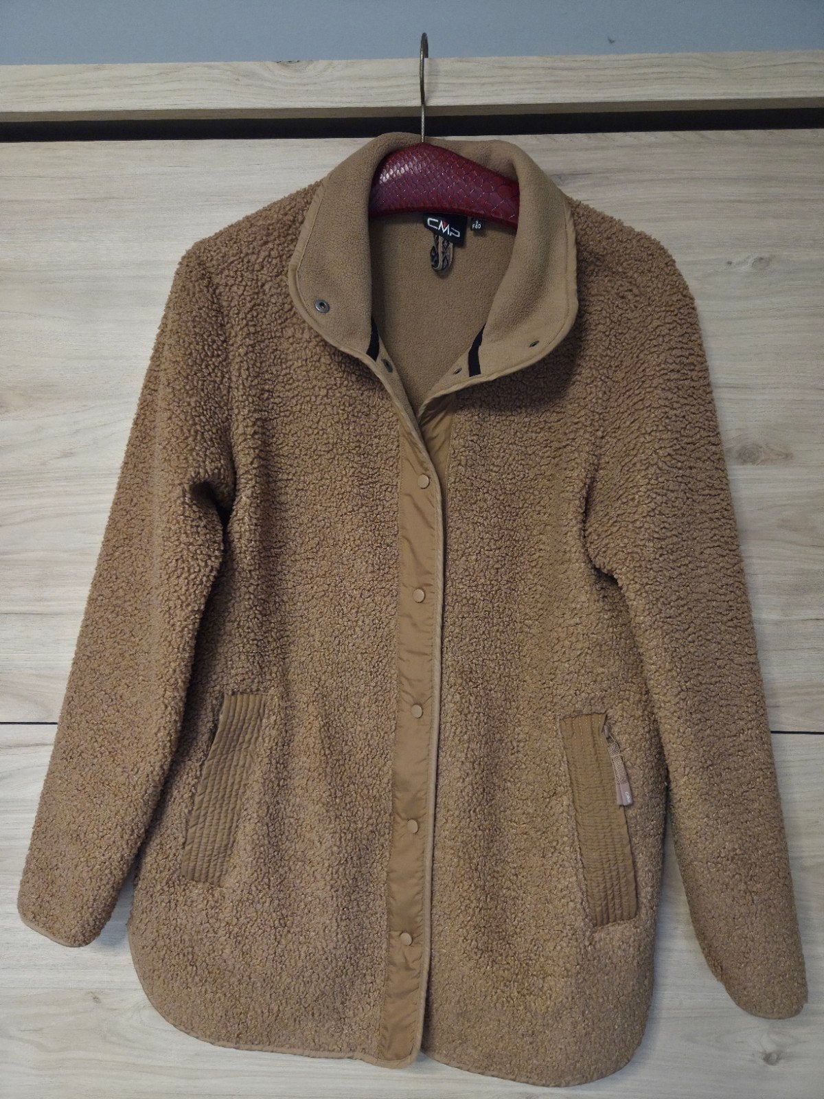 CMP Teddy Vest Maat S Cognac Bruin ZGAN, Bruin, Ophalen of Verzenden, CMP, Maat 36 (S)