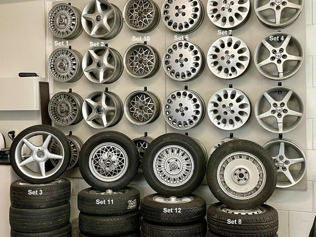Alfa Romeo velgen Momo , Dial, DYTEC en origineel, Auto-onderdelen, Ophalen, Gebruikt, Velg(en), Overige maten