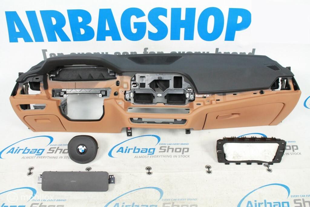Airbag set - dashboard zwart bruin BMW 3 serie G20 2019-...., Gebruikt, Ophalen of Verzenden