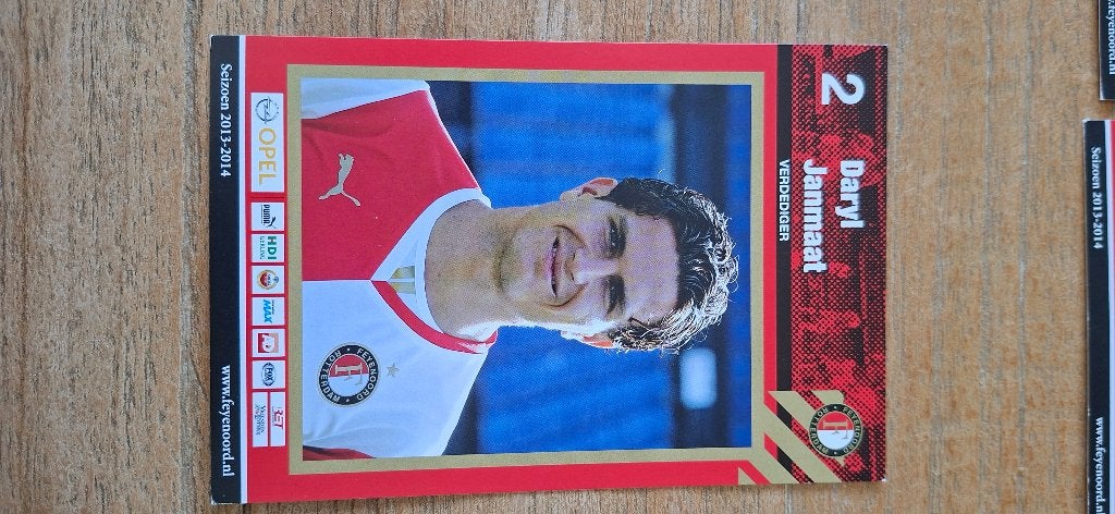 Spelerskaart; Daryl Janmaat # Feyenoord / ADO Den Haag, Ophalen of Verzenden, Nieuw, Feyenoord, Spelerskaart