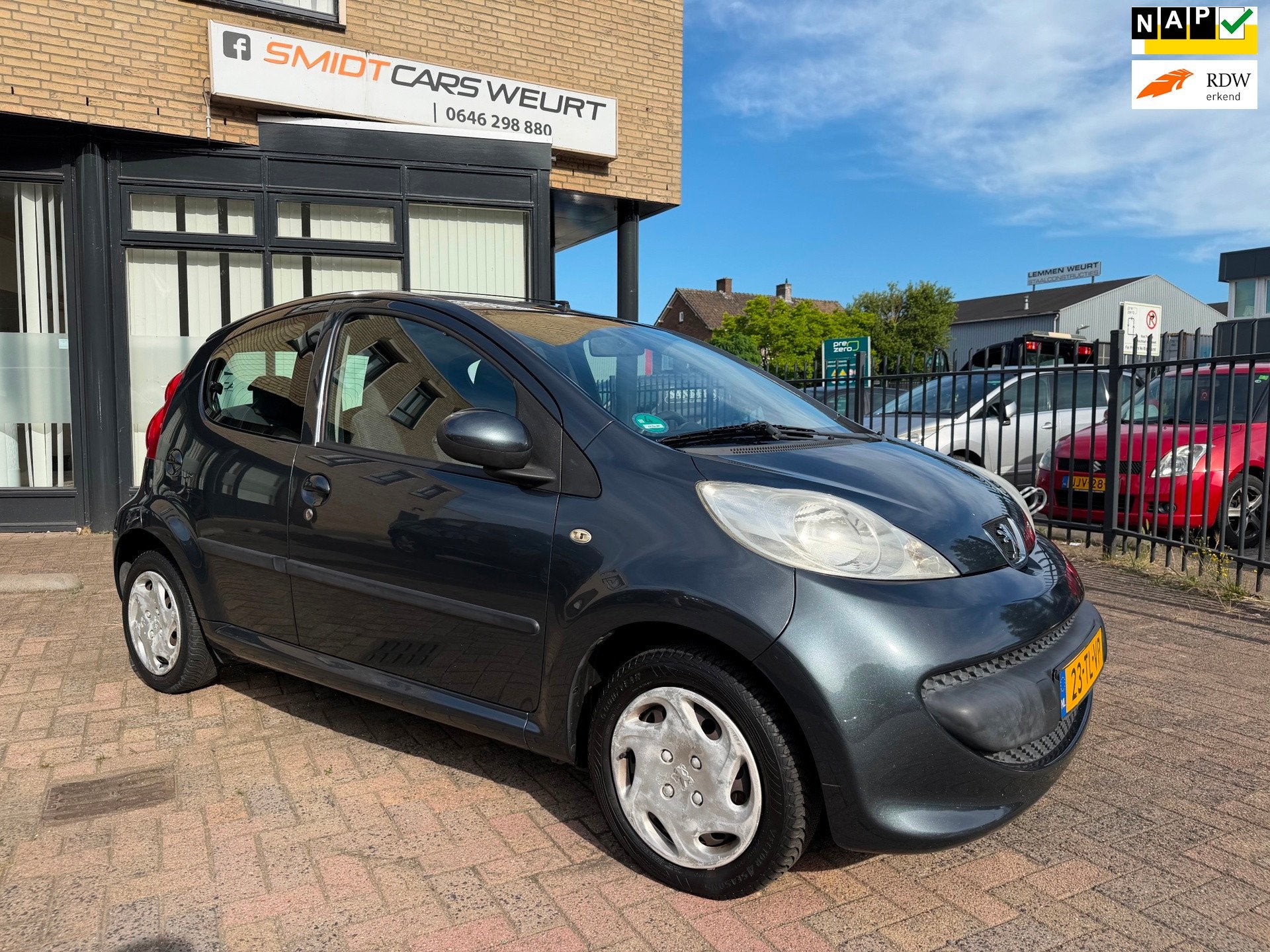 Peugeot 107 1.0-12V XS Airco, Voorwielaandrijving, Stof, Gebruikt, 4 stoelen