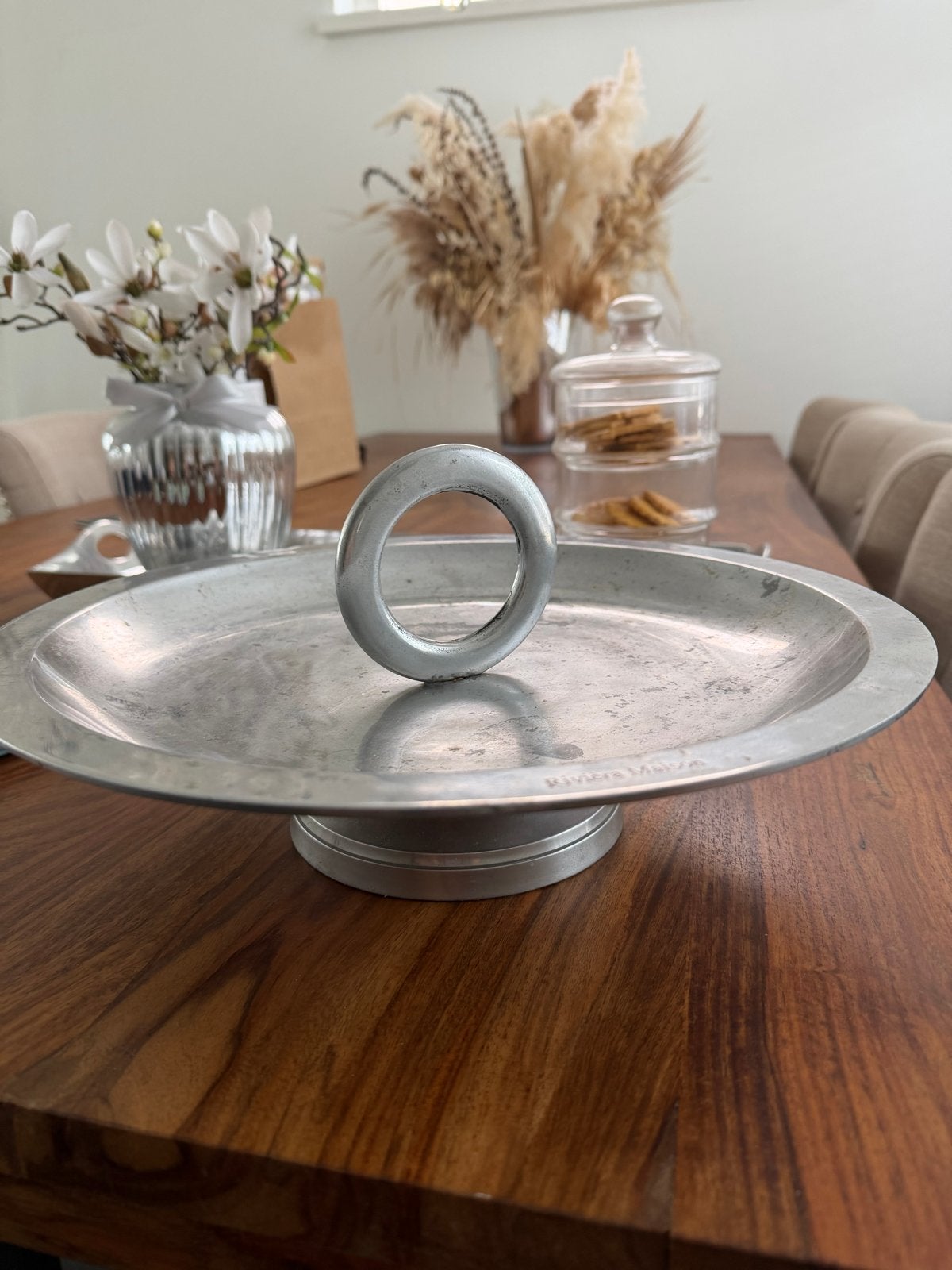 Riviera Maison Fruitschaal / Etagere, Overige materialen, Gebruikt, Schaal, Rond
