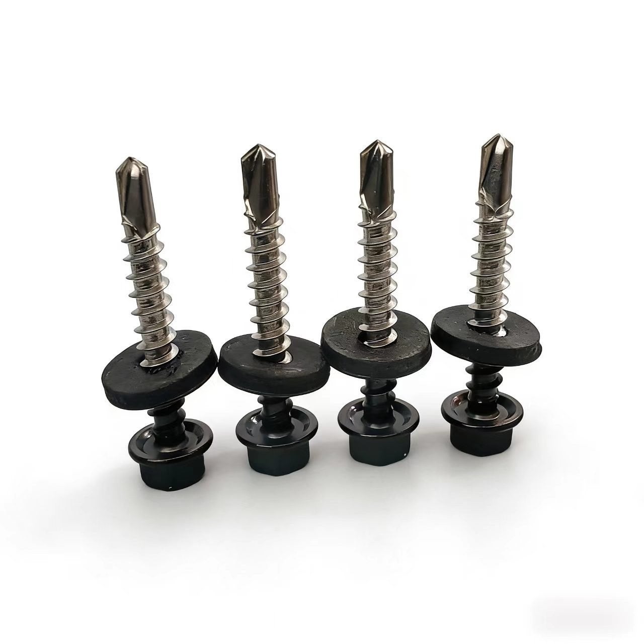 RVS SS410 Zelfborende Schroef met EPDM-Roestvrij/Magnetisch, 50 tot 100 mm, 3704TR, TORYA, Schroeven