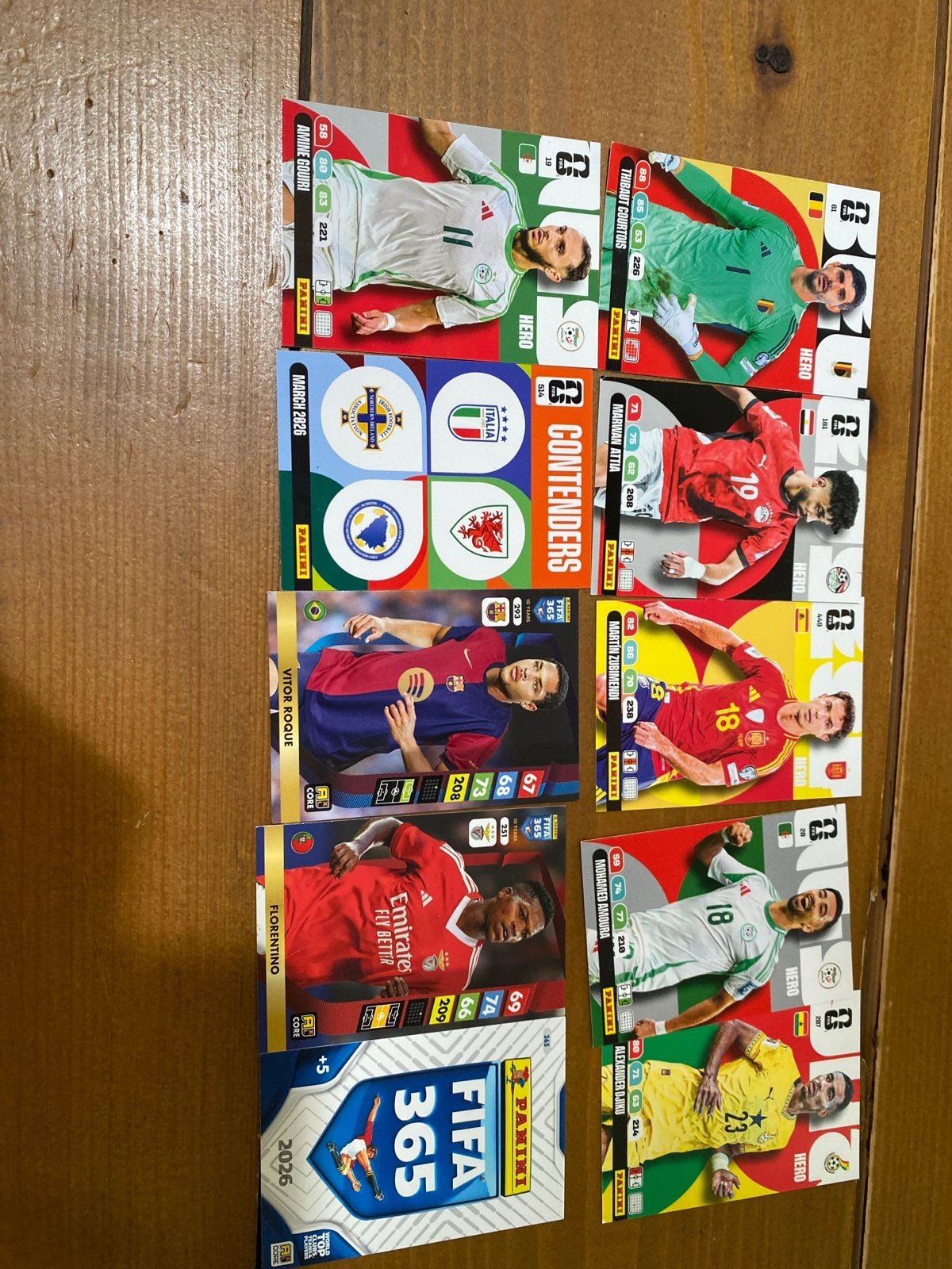 Panini FIFA 365 Voetbalplaatjes Collectie (10 stuks), Ophalen of Verzenden, Zo goed als nieuw, Buitenlandse clubs, Poster, Plaatje of Sticker