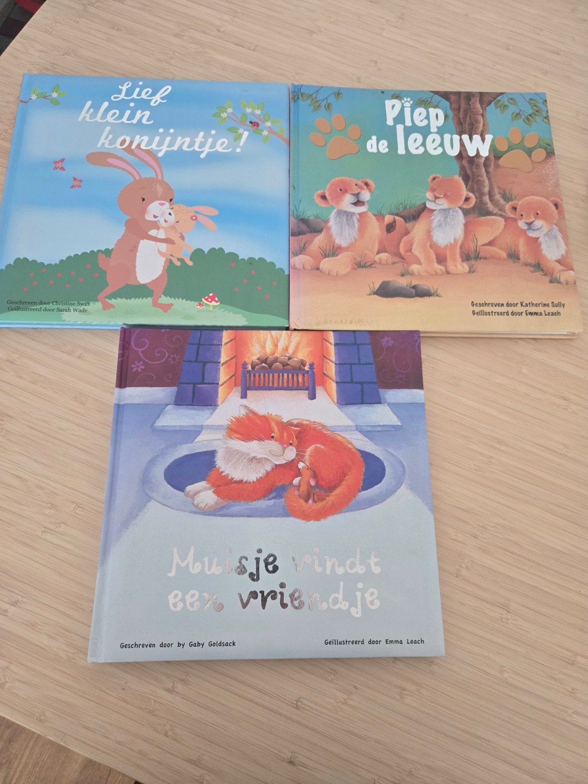 3 leuke kinderboeken: konijn, leeuw en muis, Boeken, Kinderboeken | Kleuters, Fictie algemeen, Jongen of Meisje, Ophalen of Verzenden