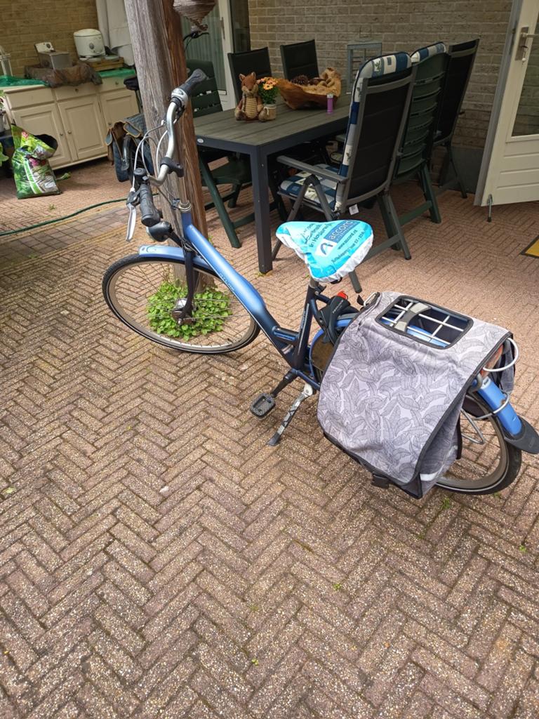 Sparta fiets, 7 versn., tassen + Trelock slot, Ophalen, Sparta, Gebruikt, Velgrem