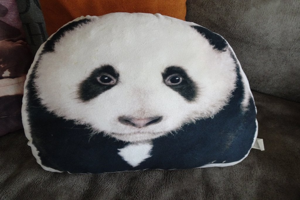 panda kussen, Ophalen, Zo goed als nieuw, Kleed of Kussen