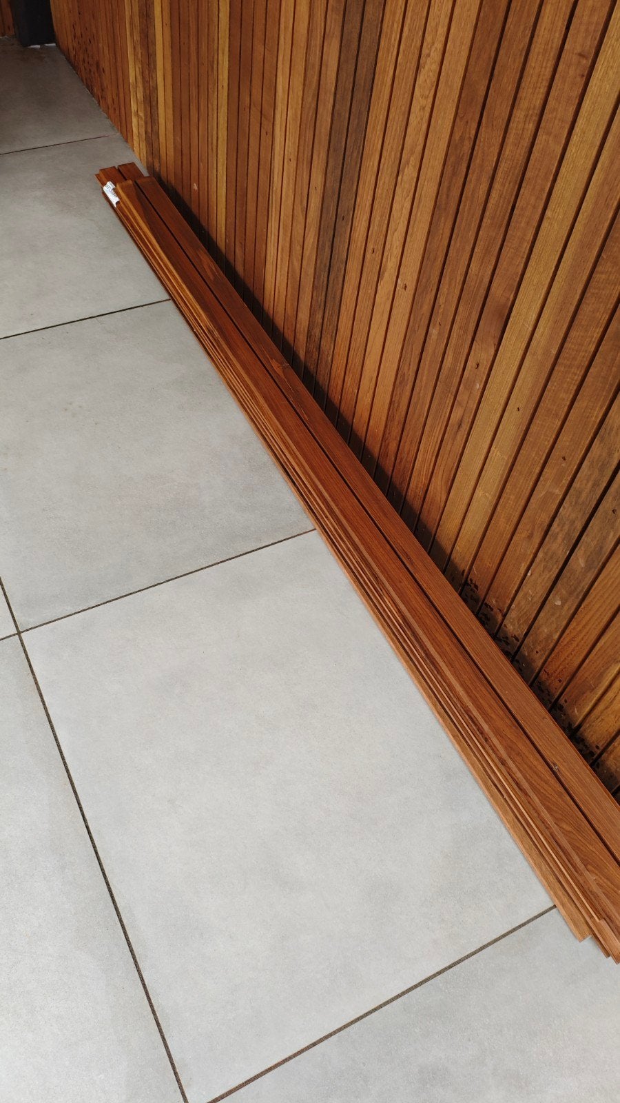 Restpartij thermo fraké hout, Ophalen, Gebruikt, Plank, Overige houtsoorten