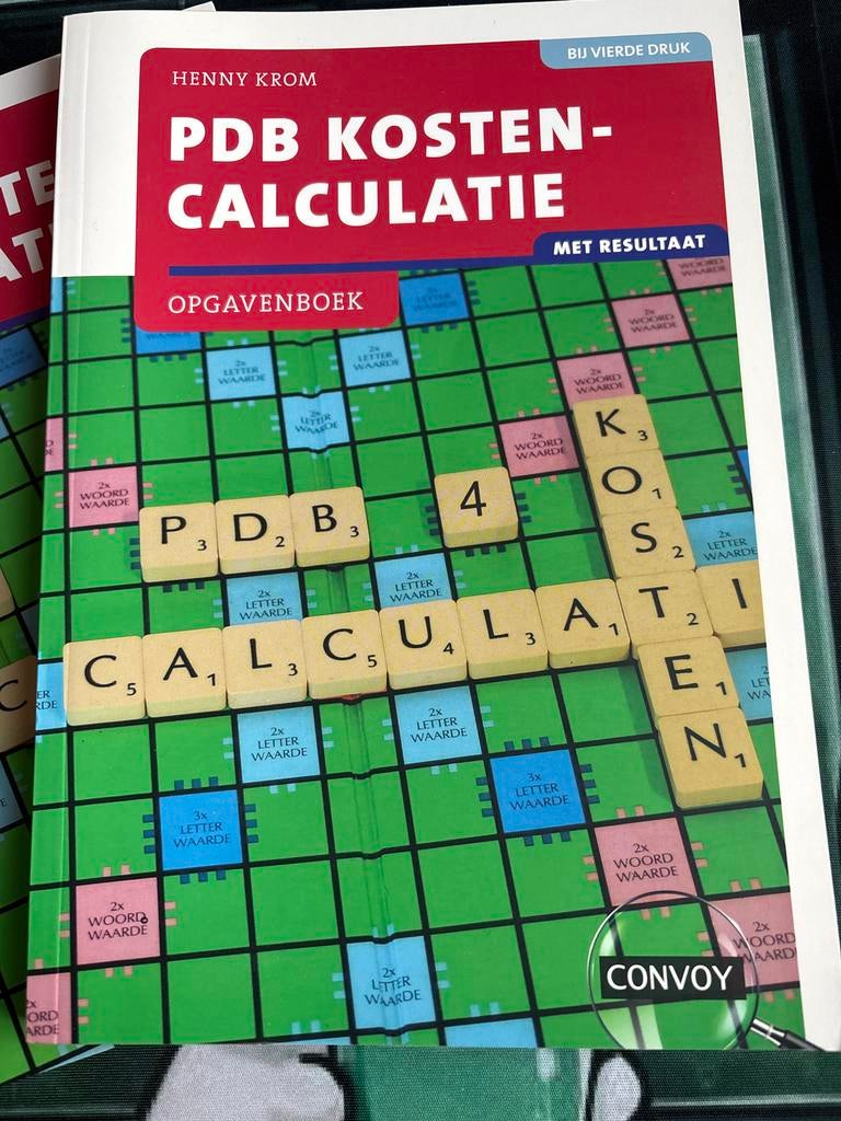 PDB Kostencalculatie: Opgavenboek & Theorieboek (4e druk), Boeken, Ophalen of Verzenden, Gamma, Zo goed als nieuw, MBO
