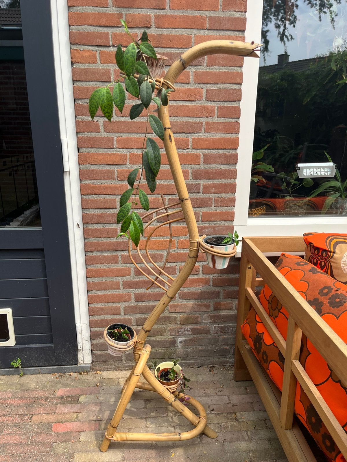 Vintage plantenstandaard, Overige materialen, Minder dan 55 cm, Gebruikt, Vintage