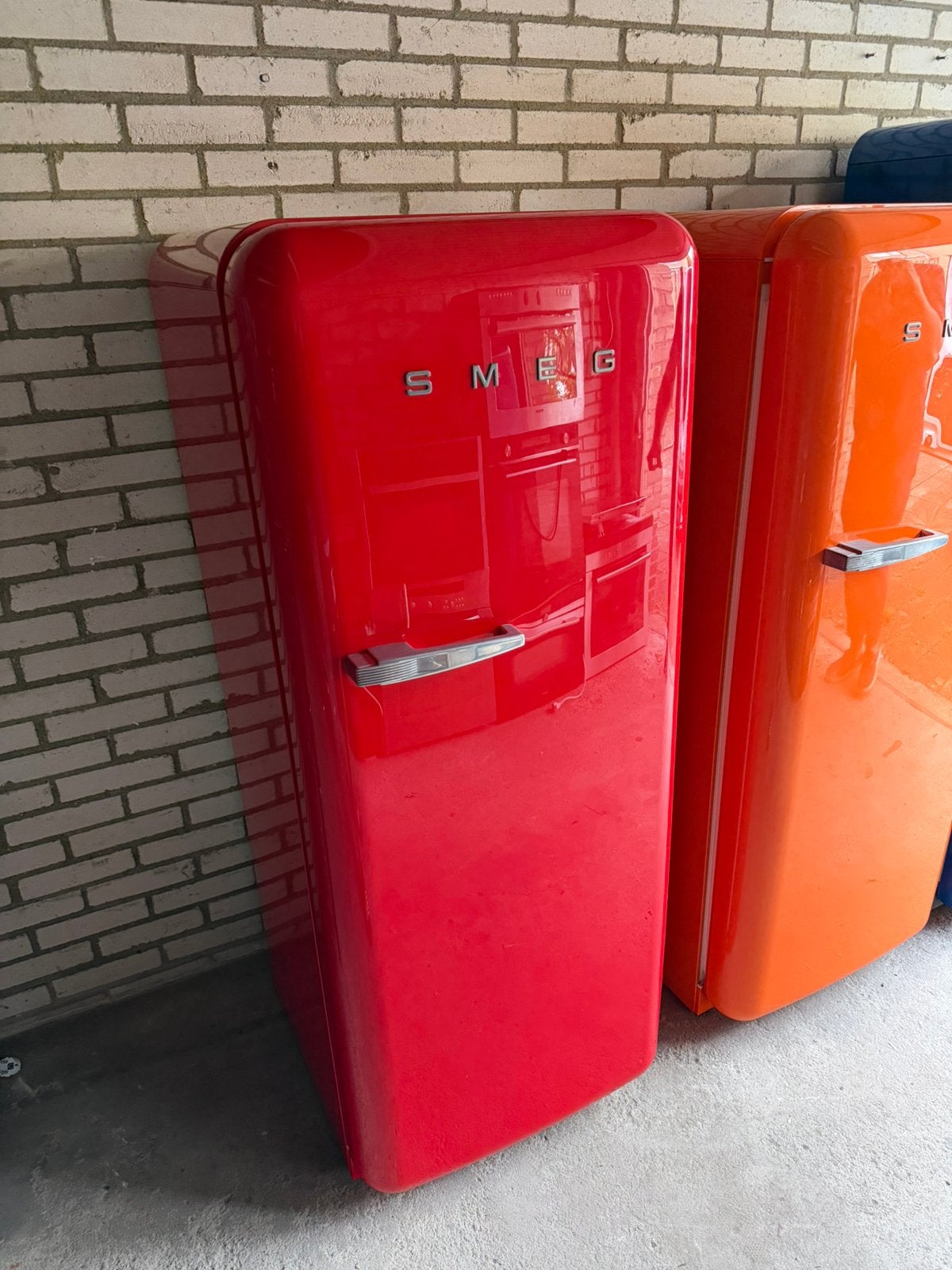 Smeg FAB28 Retro Koelkast Rood met bezorgen, Ophalen, 200 liter of meer, 60 cm of meer, 160 cm of meer