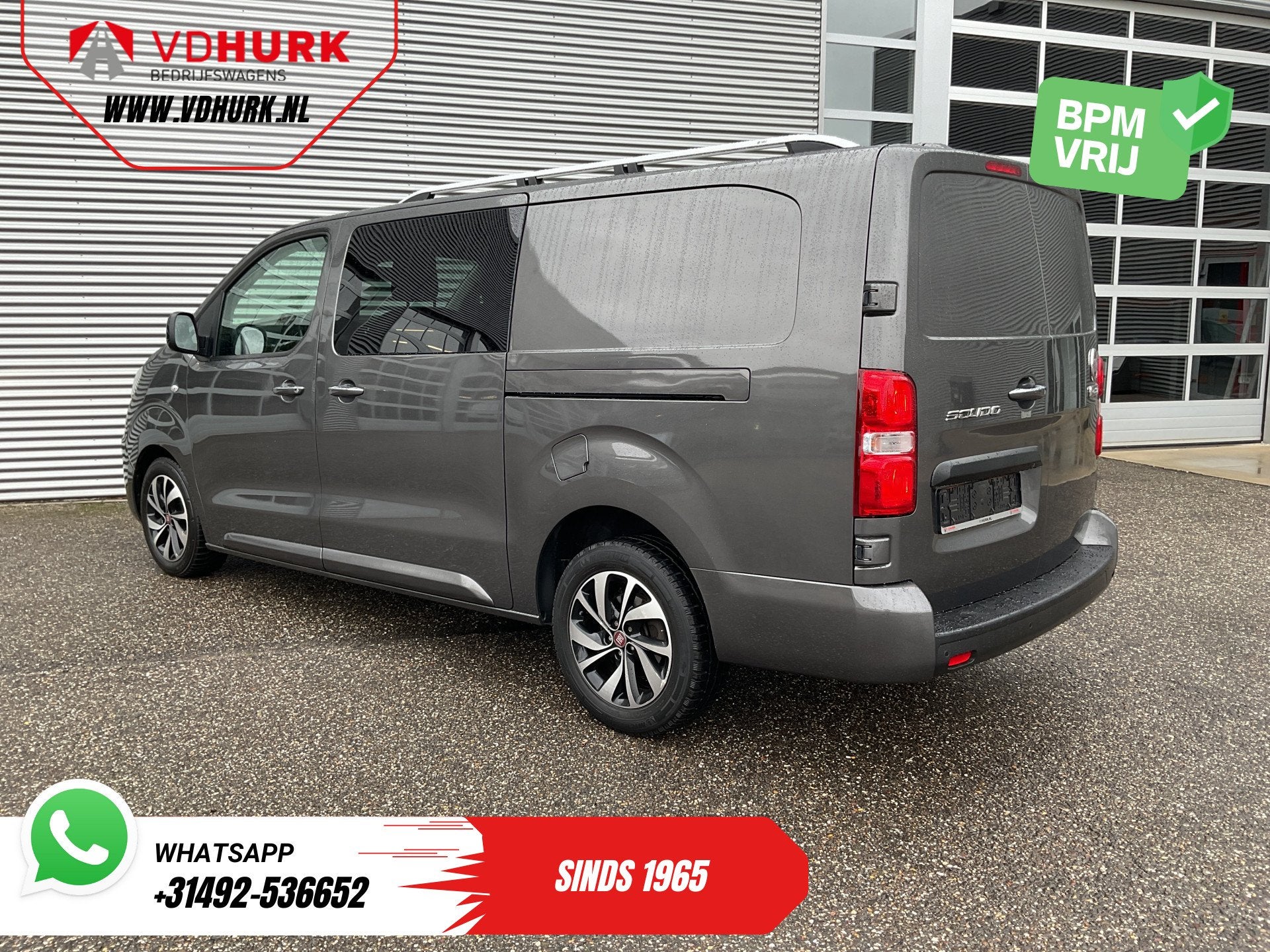 Fiat Scudo 2.0 MJ 180 pk Aut. DC Dubbel Cabine Xenon/ 2x Sch, Stof, Gebruikt, 4 cilinders, Bedrijf