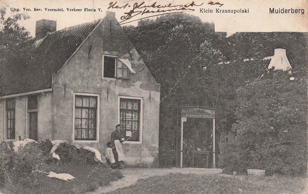 JP1065 Muiderberg Klein Krasnapolsky 1903, Ophalen of Verzenden, Voor 1920, Gelopen, Noord-Holland