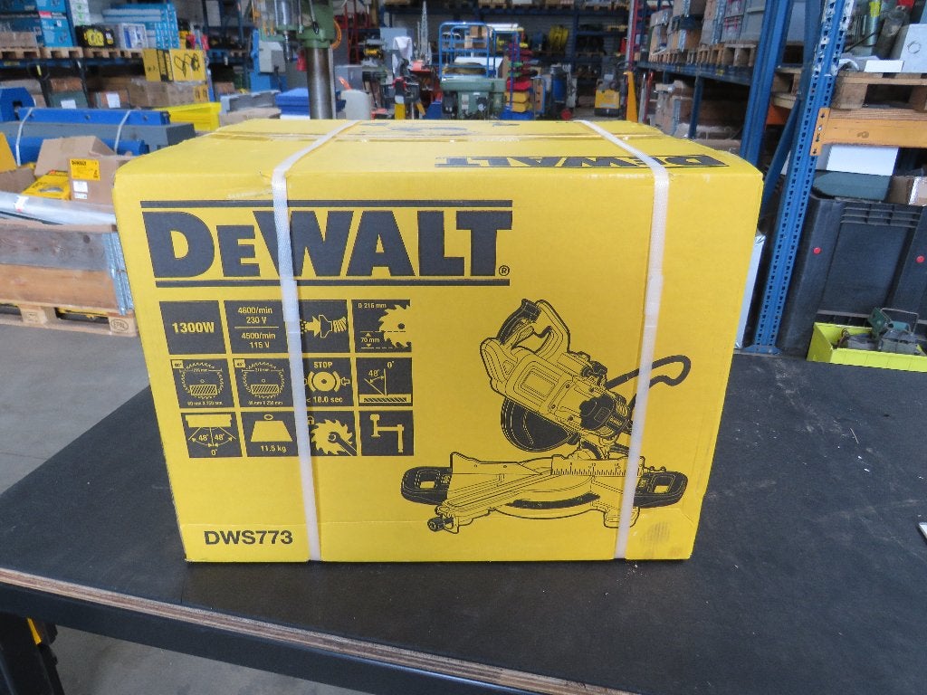 DeWalt DWS773 Telescopische afkort- en verstekzaagmachine, Dewalt.com, DeWalt, Dewalt, Nieuw