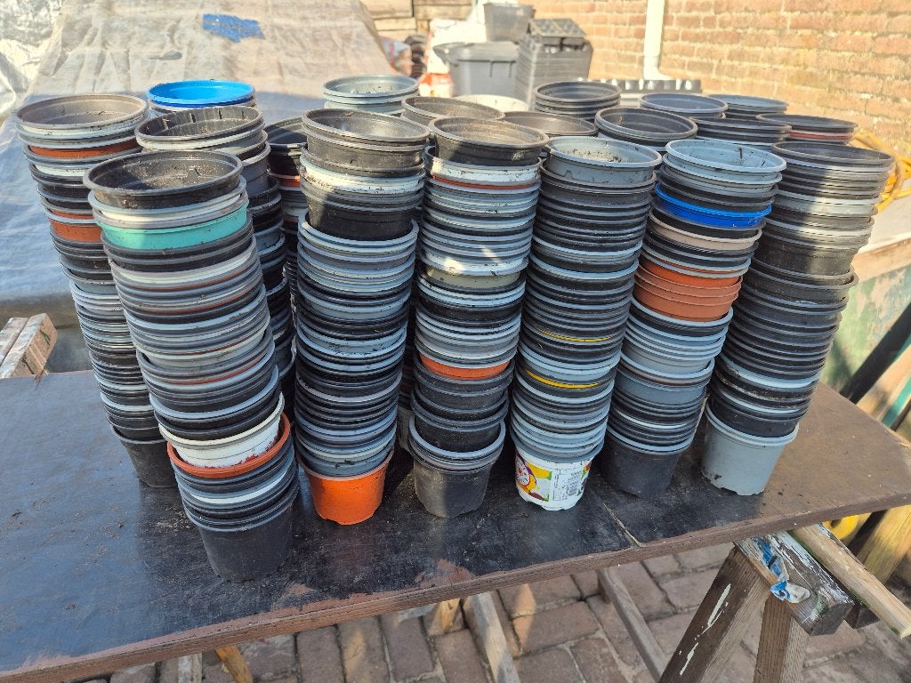 kweekpotjes, teeltpotjes, plantenpotjes, Tuin en Terras, Ophalen, Kunststof, Gebruikt, Minder dan 40 cm