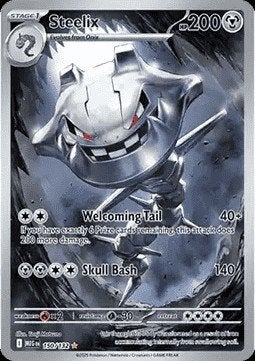 STEELIX 150/132 - MEGA EVOLUTION, Ophalen of Verzenden, Nieuw, Losse kaart, Foil