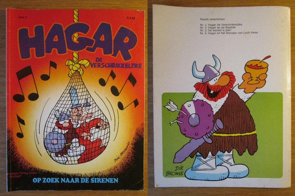 Hagar de Verschrikkelijke 5 - Op zoek naar de sirenen (SC), Eén stripboek, Ophalen of Verzenden, Gelezen