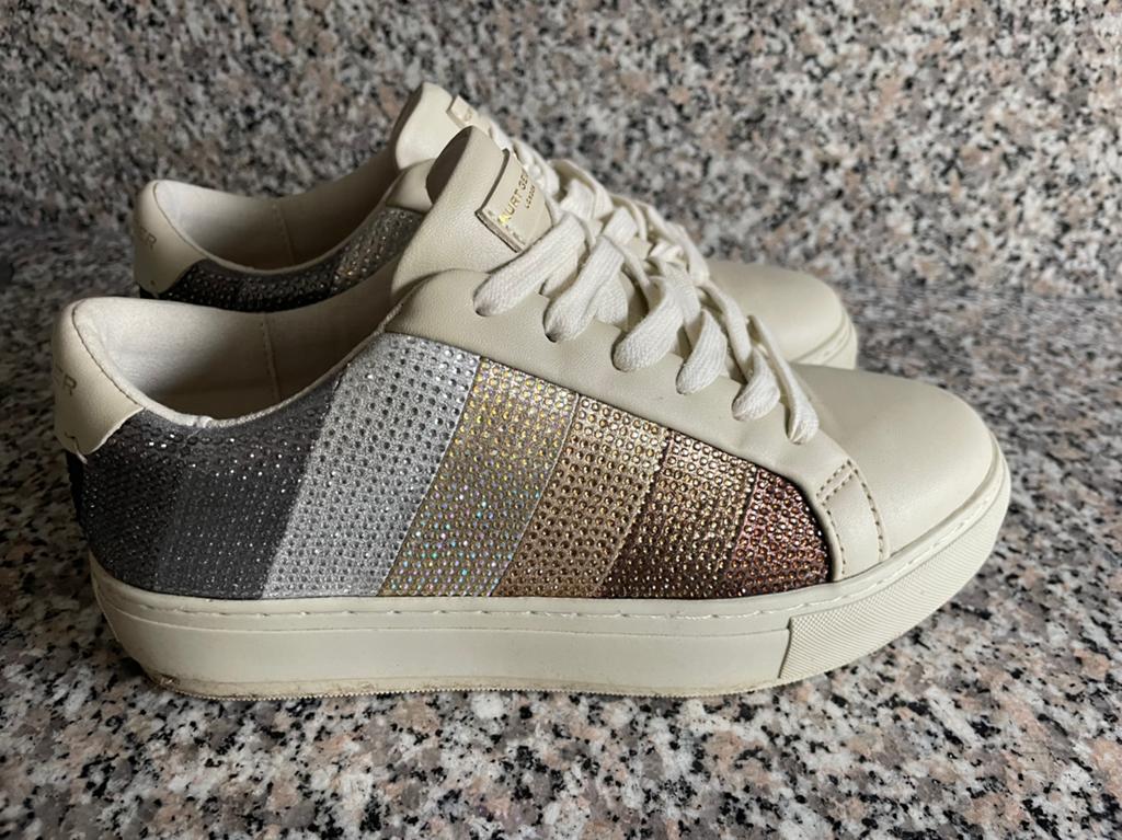 Sneakers Kurt Geiger, Beige, Ophalen of Verzenden, Sneakers of Gympen, Zo goed als nieuw