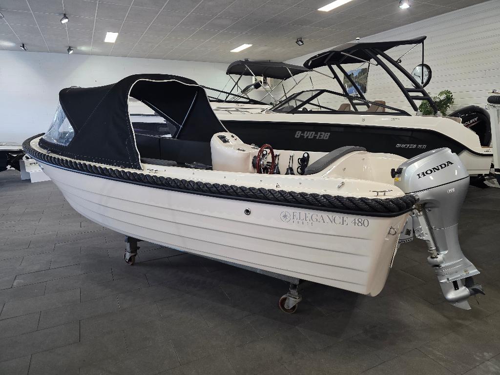 Elegance 480 incl. Honda BF20 | Buiskap | Vaarklaar!, Watersport en Boten, Sloepen, Ophalen, Elegance, Elegance, Zo goed als nieuw