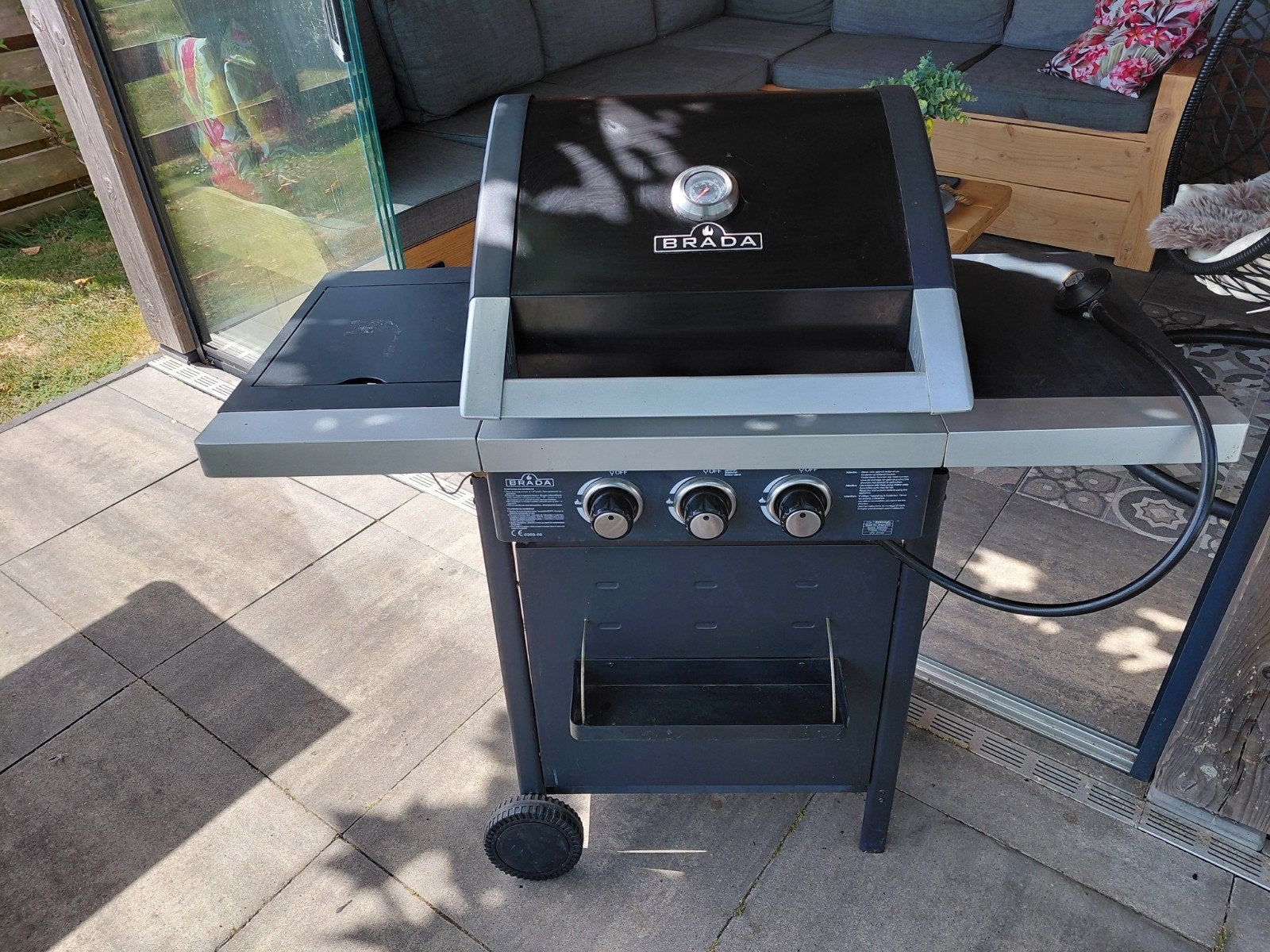 Brada gasbarbecue - Perfect voor zomerse avonden, Ophalen, Gebruikt, Brada