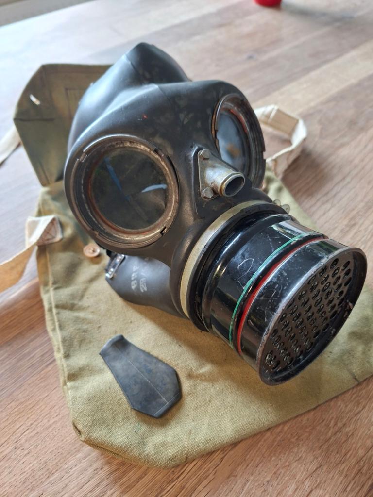 Ww2 gasmasker met tas, Ophalen of Verzenden, Engeland, Overige typen