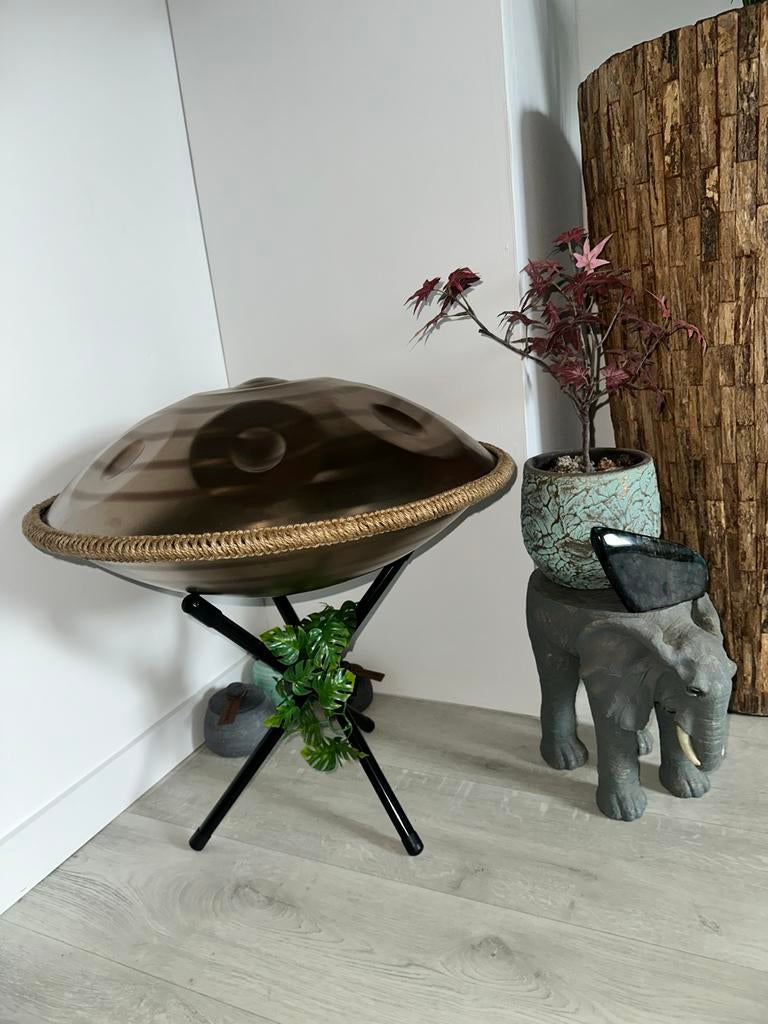 Prachtige Handpan 440Hz met standaard - 9 noten, Ophalen of Verzenden, Zo goed als nieuw
