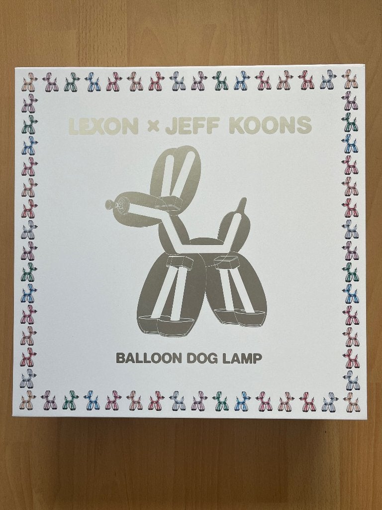 Lexon x Jeff Koons Balloon Dog Lamp - Nieuw in doos, Overige merken, Meerkleurig, Nieuw, Overige fittingen