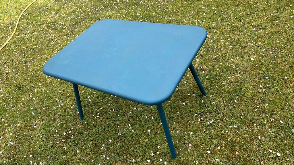 Fermob Luxembourg tafel 76 x 55 cm, Tuin en Terras, Ophalen, Gebruikt, Rechthoekig, Rvs