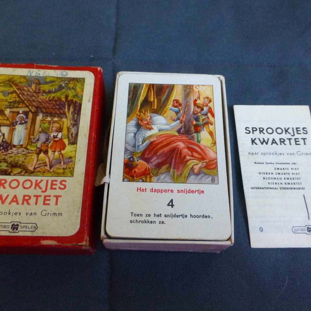 Kwartet Sprookjes van Grimm van Jumbo nr 9, Ophalen of Verzenden, Zo goed als nieuw, Kwartet(ten)