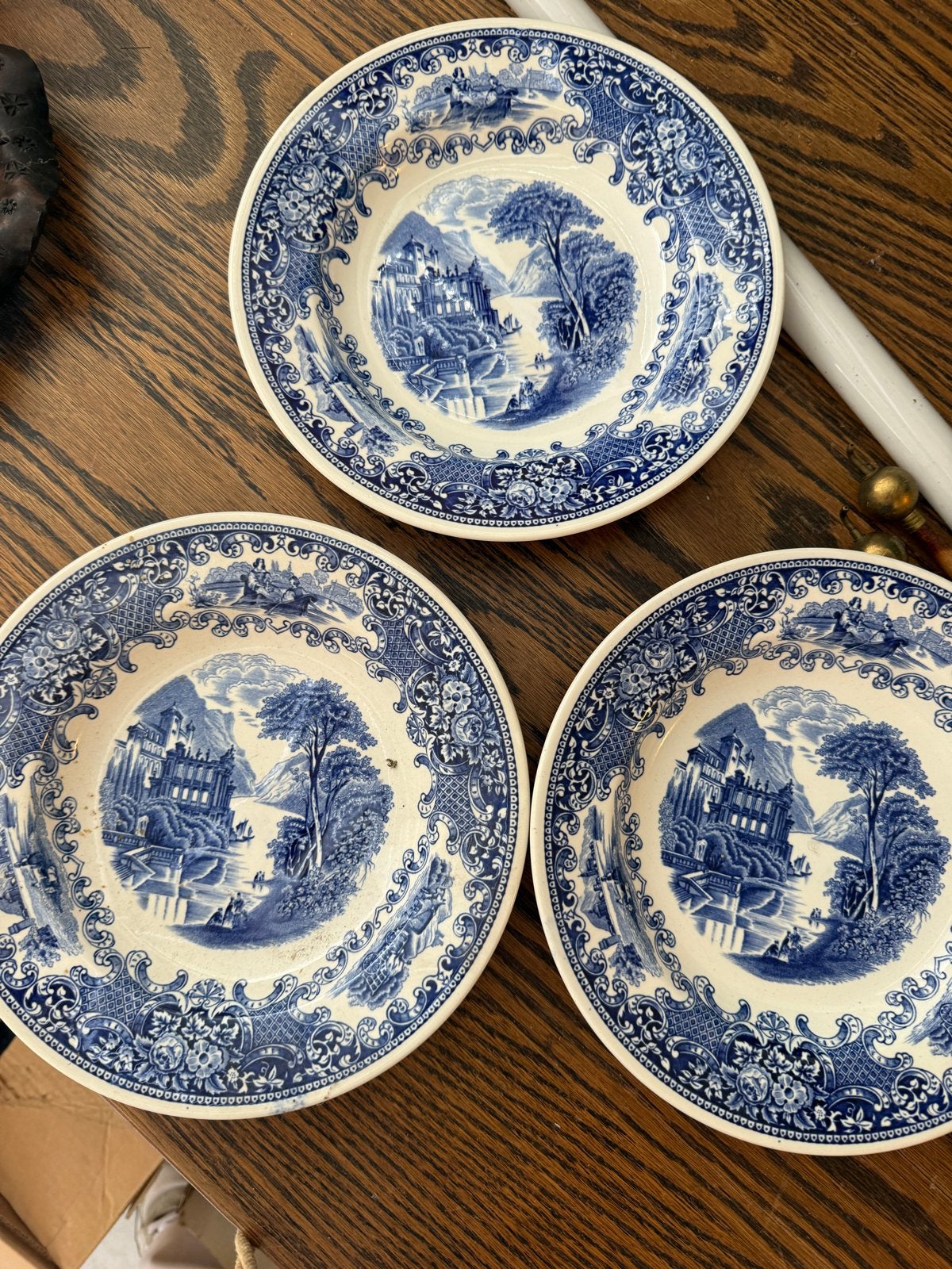 Set van 3 Royal Sphinx Maastricht 'Cambridge' borden, Antiek en Kunst, Ophalen of Verzenden