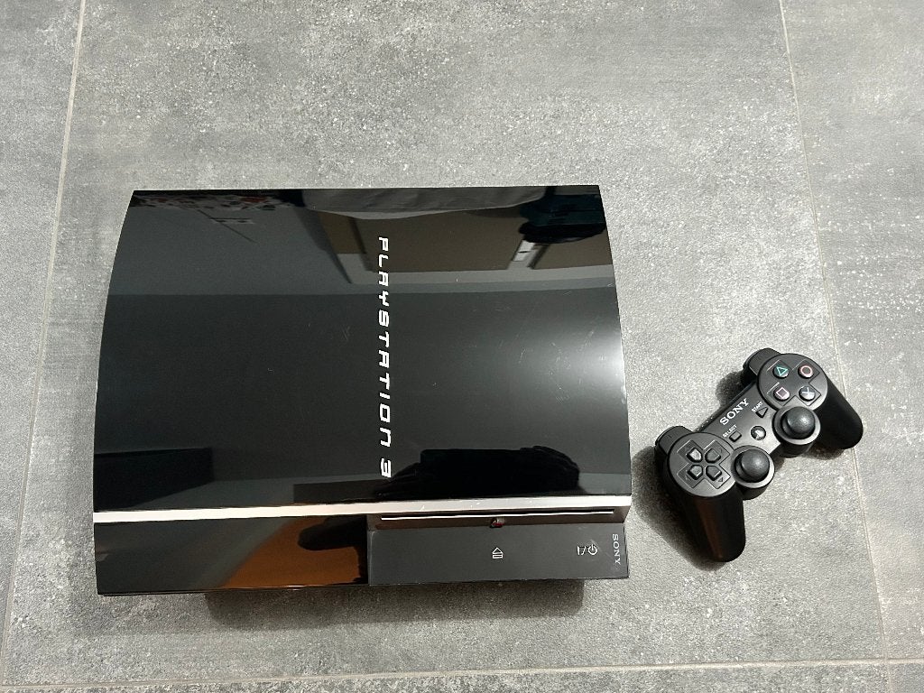 Sony Playstation 3 incl. 17 spellen, Ophalen, Phat, 80 GB, Met 1 controller