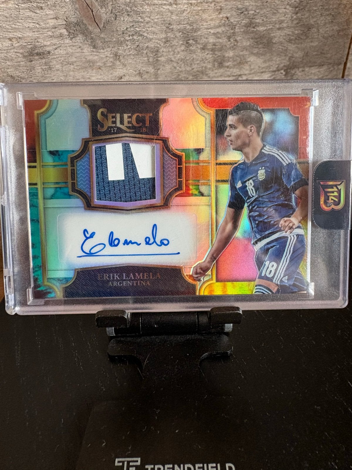 Erik Lamela /30 Panini Select 2017-18, Ophalen of Verzenden, Zo goed als nieuw, Buitenlandse clubs, Spelerskaart