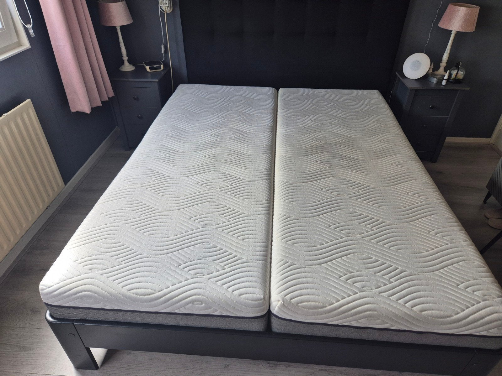 2 harde matrassen 80x200, 26cm hoog, 2 jaar oud, Ophalen, Eenpersoons, 80 cm