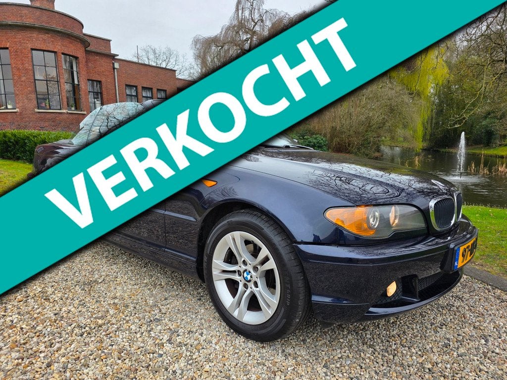 BMW 3-serie Cabrio 318Ci Executive LEER/airco/CRUISE, Auto's, 13 km/l, Achterwielaandrijving, 680 kg, Cabriolet