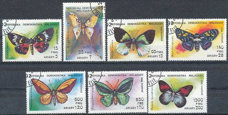 Madagaskar 1992 M1367-1373 gest., Ophalen of Verzenden, Overige landen, Gestempeld