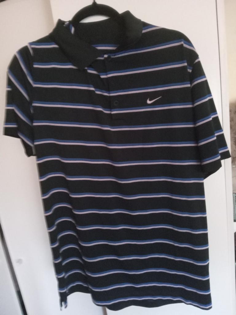 Blauw wit zwart Nike chirt maat s m, Ophalen of Verzenden, Zo goed als nieuw, Blauw, Korte mouw