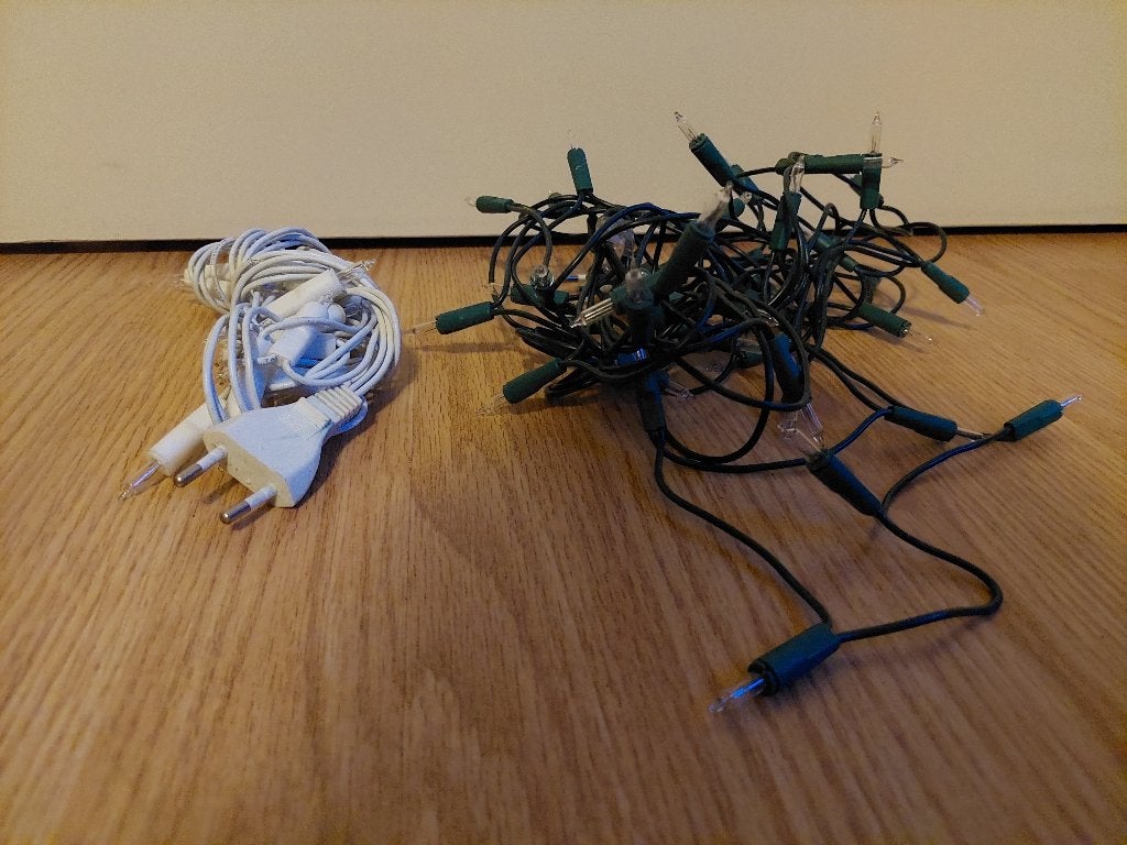 Kerstverlichting voor binnen, Ophalen, Gebruikt