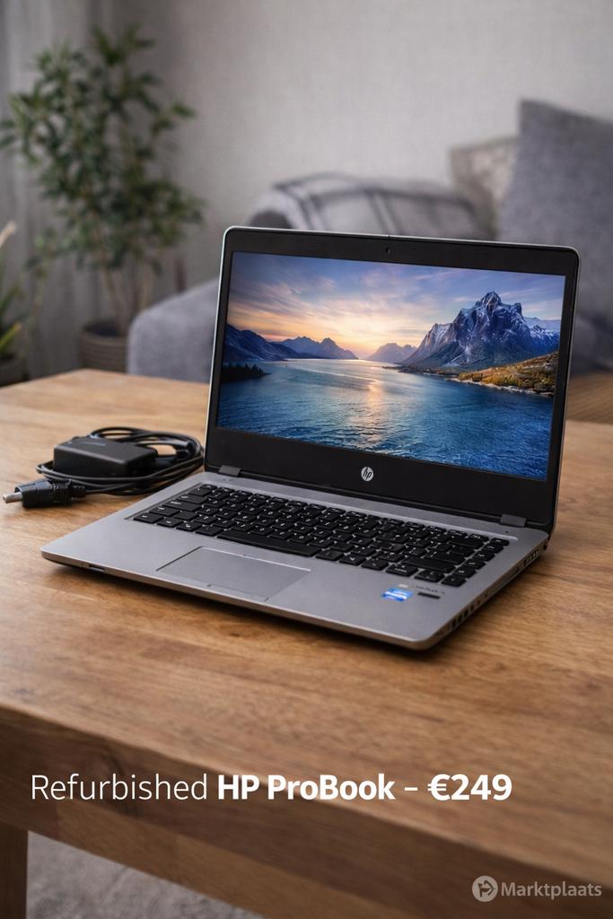 Laptop Aanbieding | HP Lenovo Dell | Refurbished Vanaf €129, Computers en Software, Windows Laptops, 2 tot 3 Ghz, 15 inch, Refurbished
