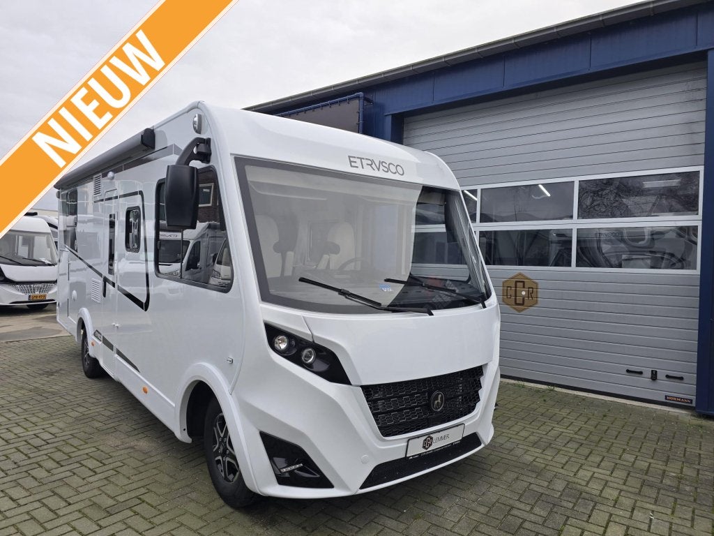Etrusco I 7400 SBC Enkele bedden face/face automaat, Airbags, Ringverwarming, Fiat, Afzuigkap