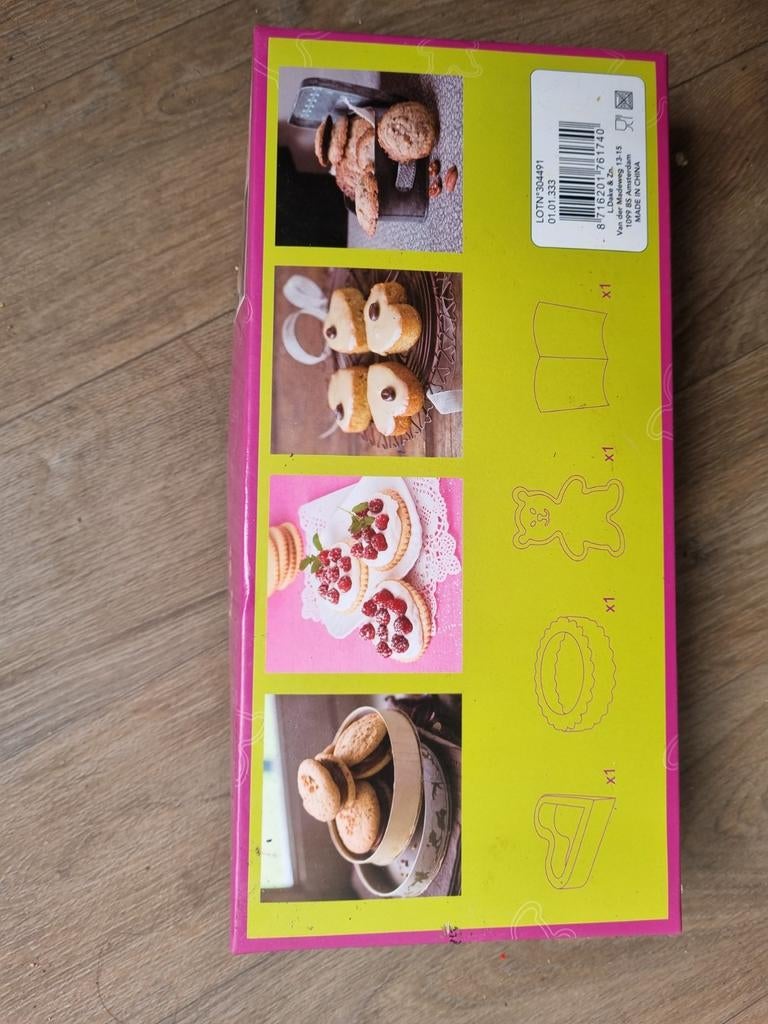Koekjesuitstekers set - Diverse vormen, Kunststof, Ophalen of Verzenden, Meerkleurig, Overige merken